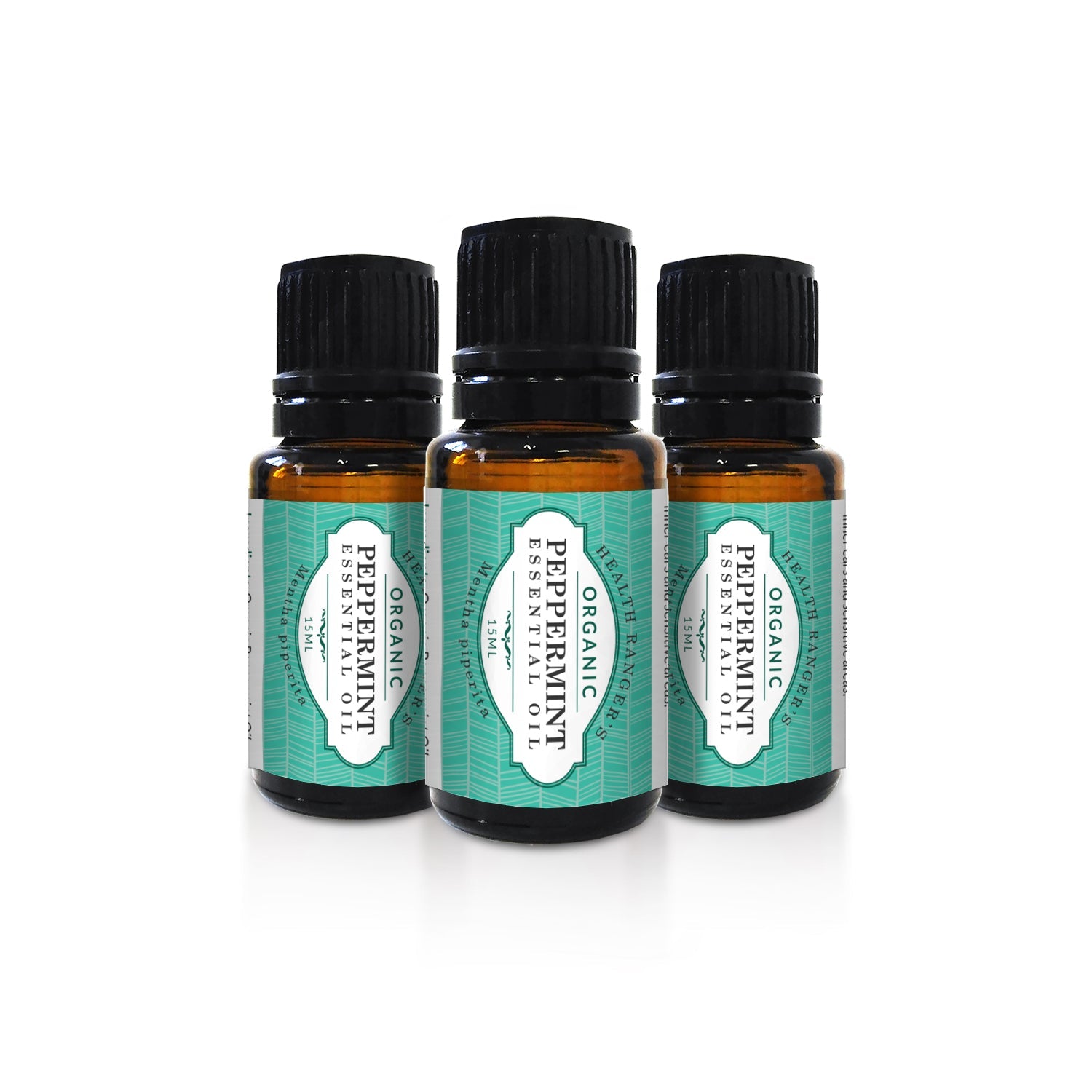 Organic Peppermint Essential Oil 0.5oz (15ml) (3-Pack)