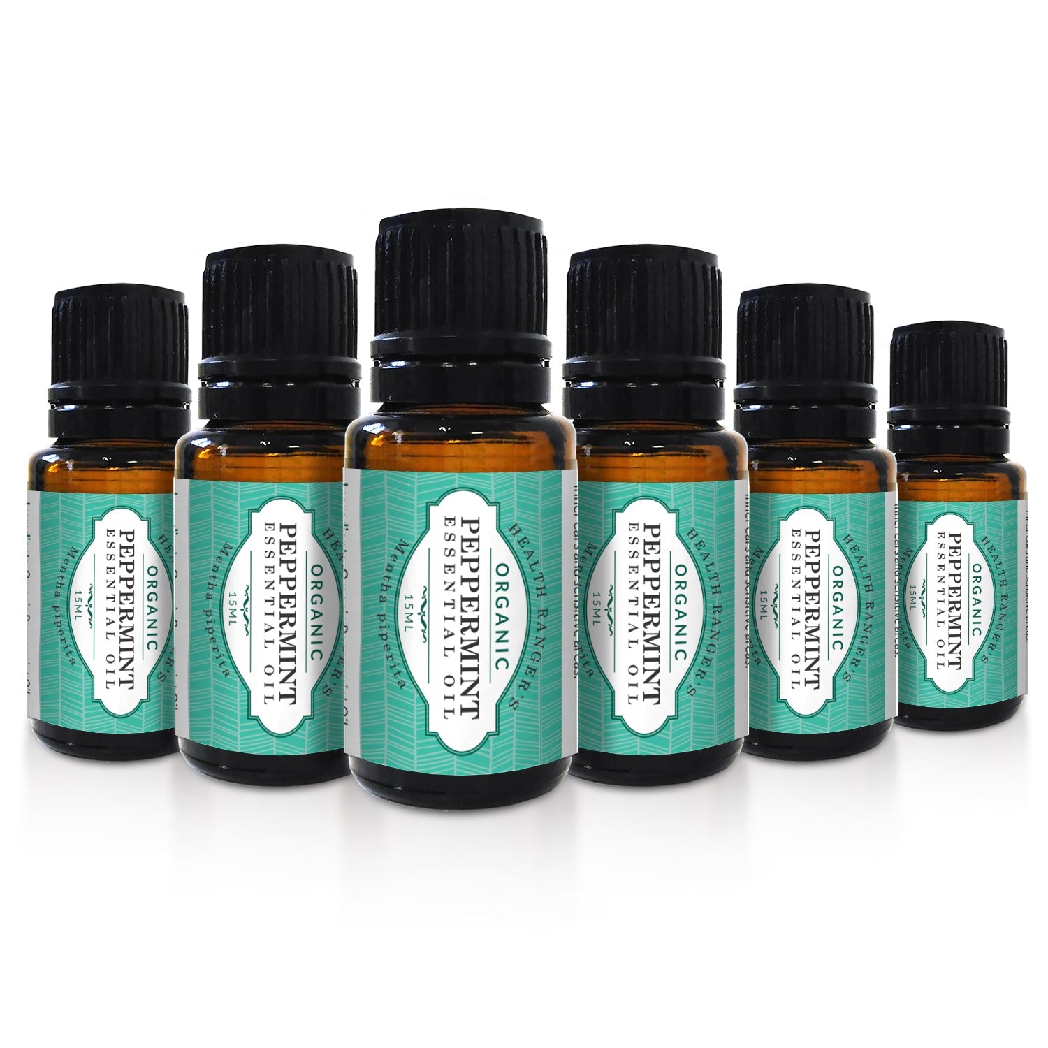 Organic Peppermint Essential Oil 0.5oz (15ml) (6-Pack)