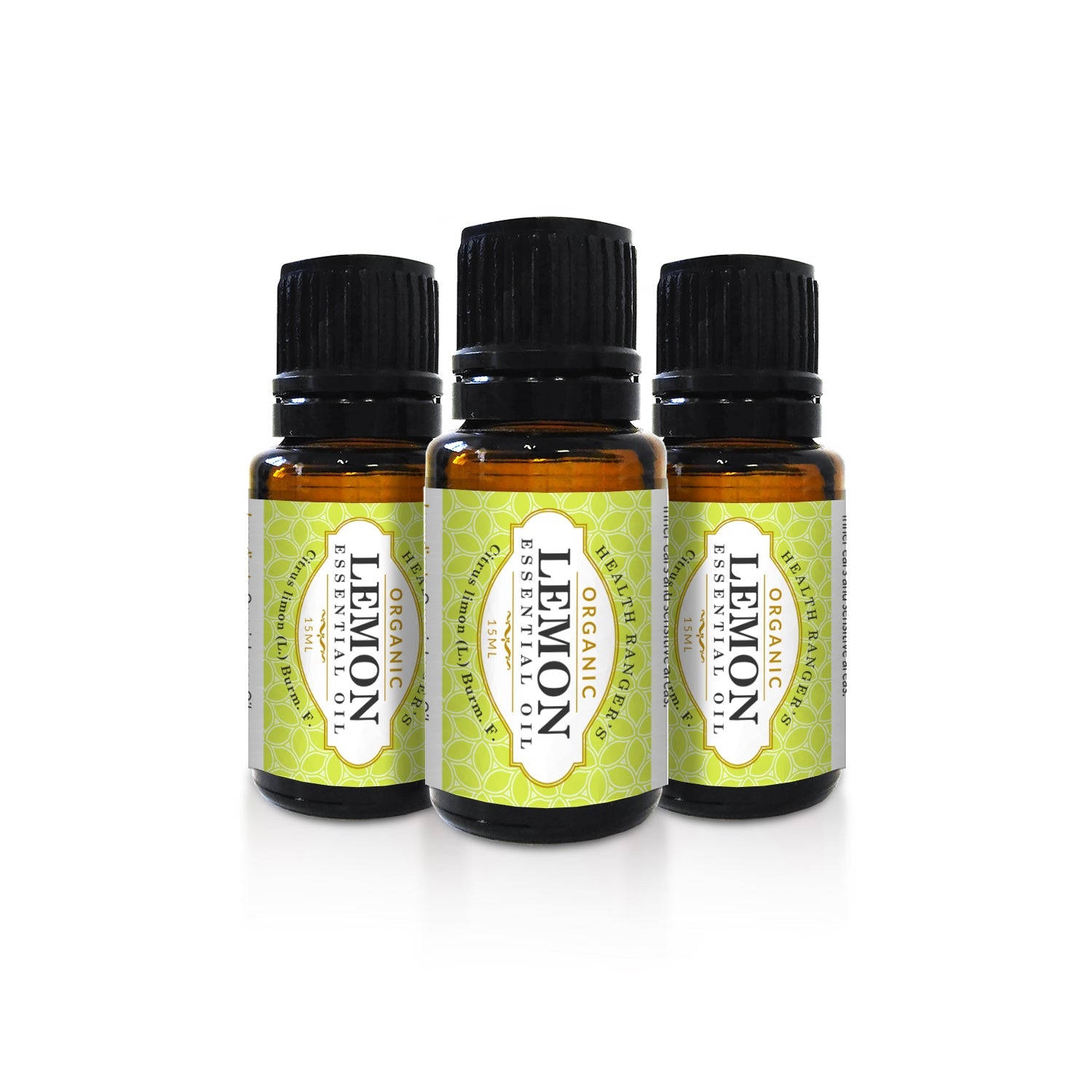 Organic Lemon Essential Oil 0.5oz (15ml) (3-Pack)