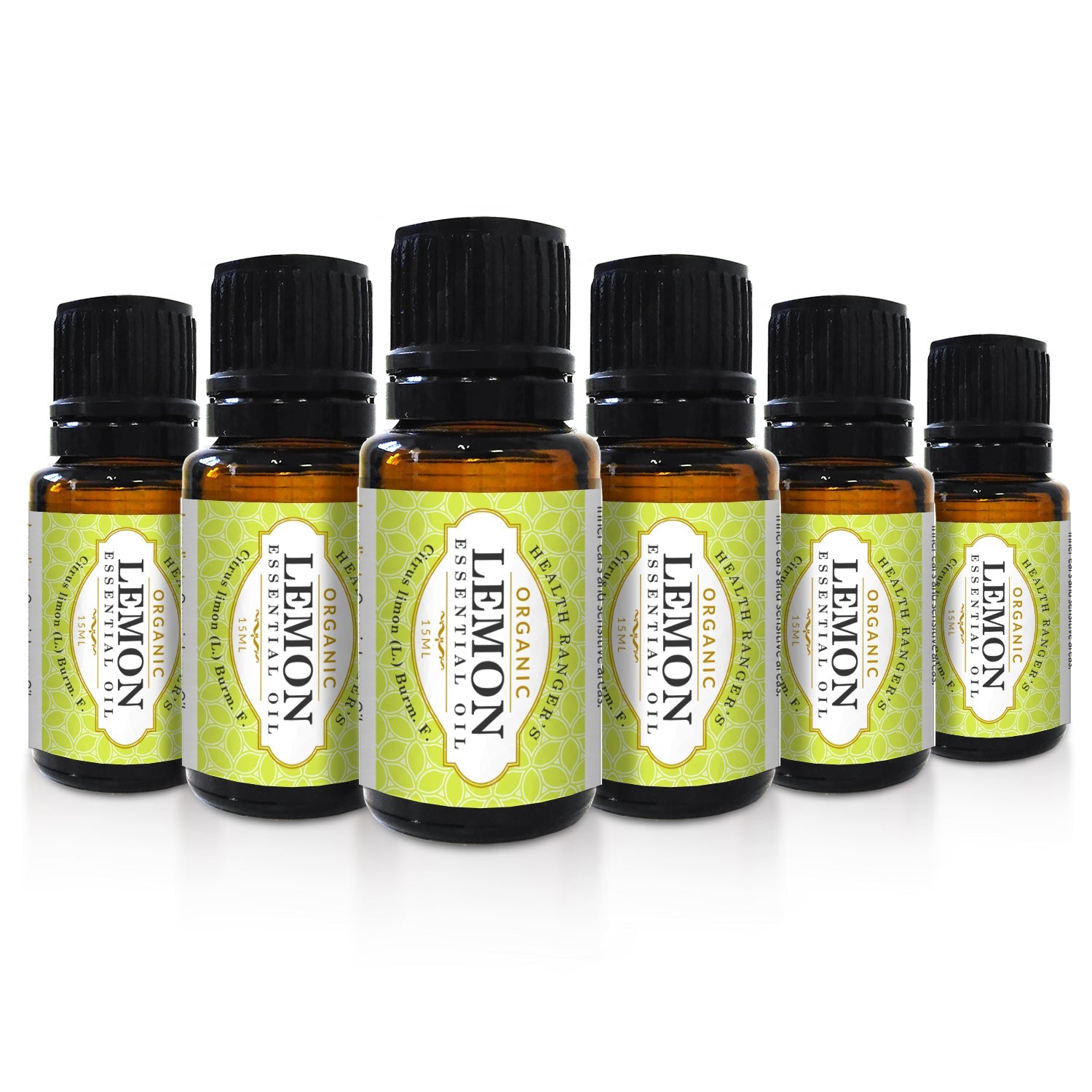 Organic Lemon Essential Oil 0.5oz (15ml) (6-Pack)