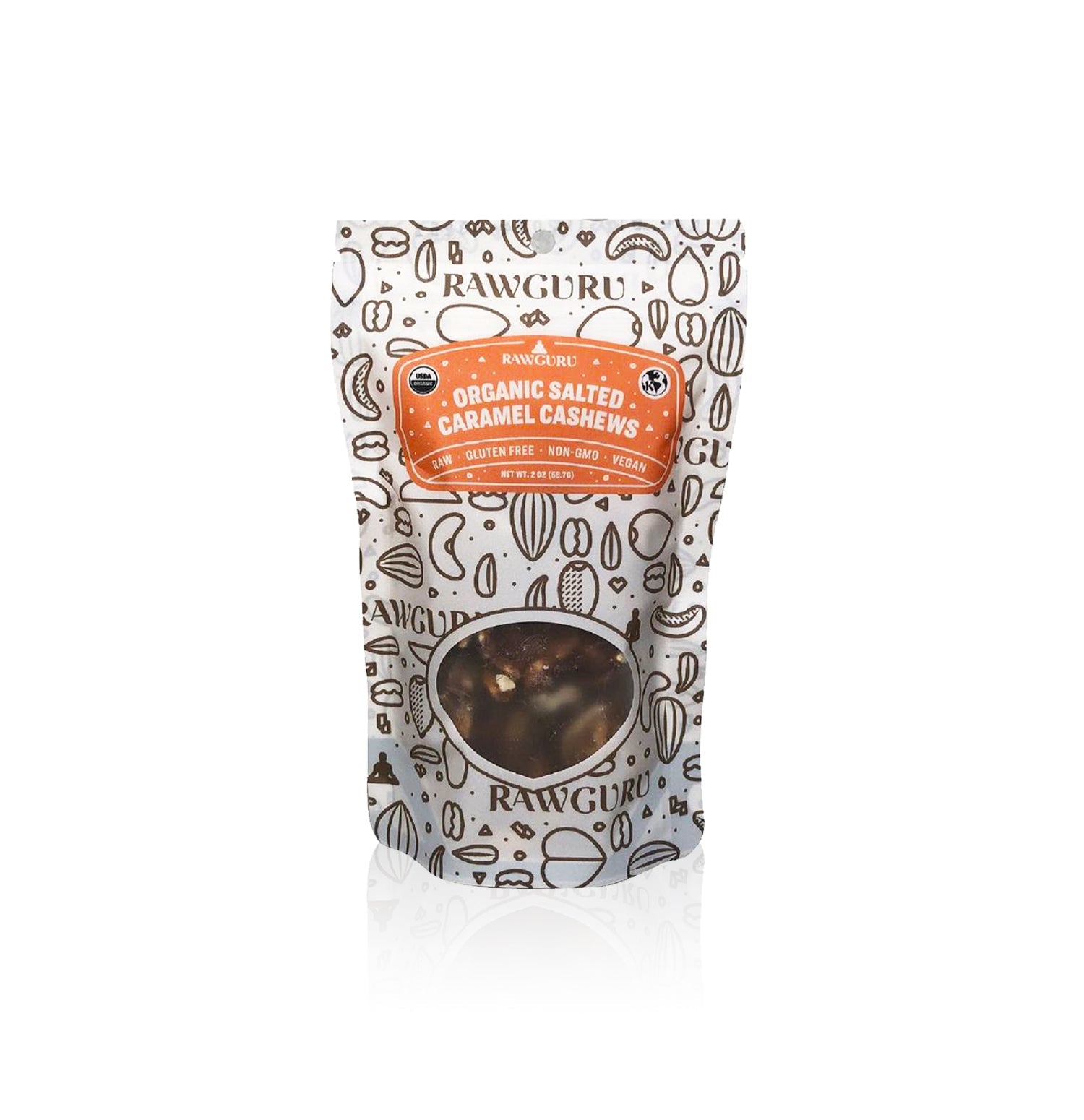 Organic Salted Caramel Cashews 2 oz