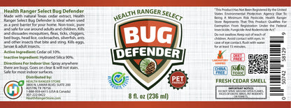 DEET-Free Bug Defender 8oz (236ml) (6-Pack)