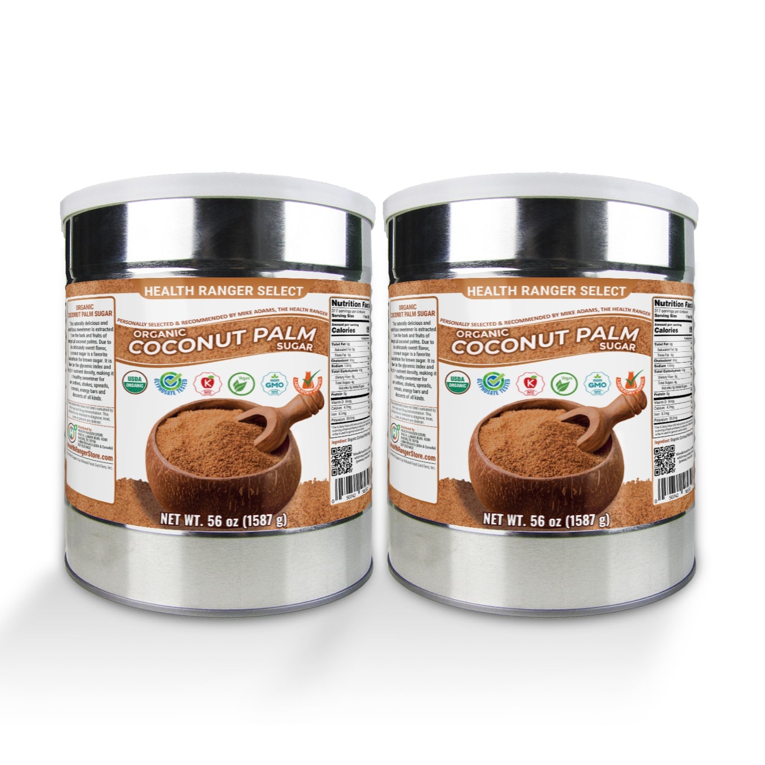Organic Coconut Palm Sugar 56 oz (