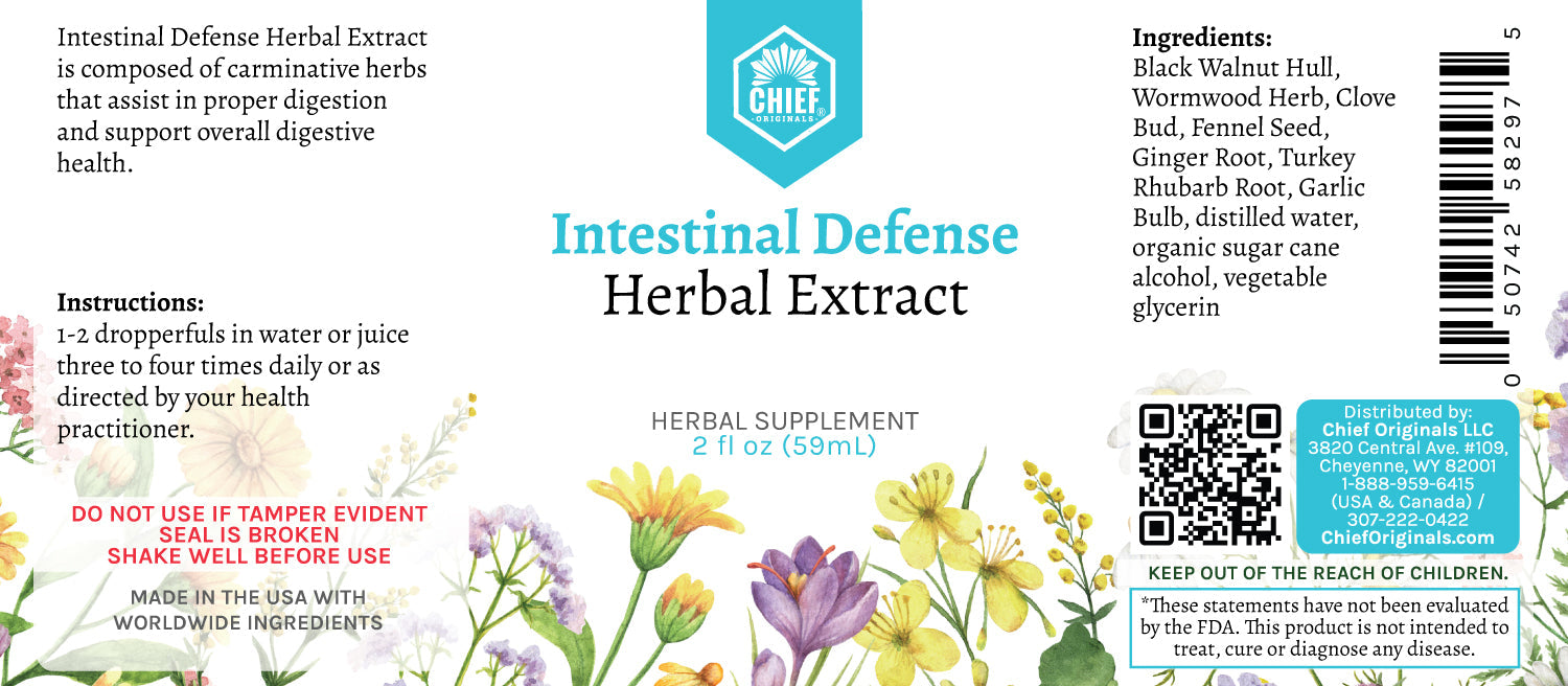 OLD - Intestinal Defense Herbal Extract 2fl oz (60ml) (3-Pack)
