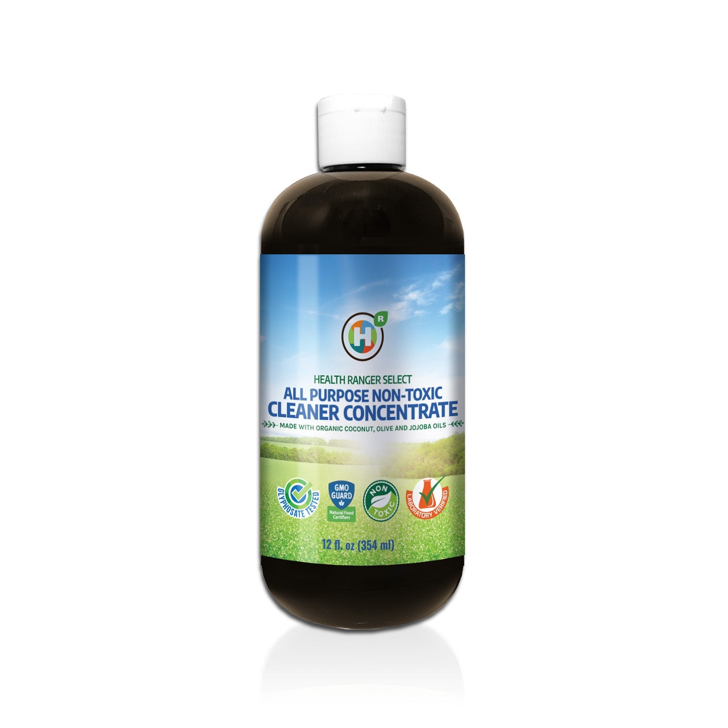 All Purpose Non-Toxic Cleaner Concentrate 12oz (354ml) (Made with Organic Coconut, Olive and Jojoba Oils)