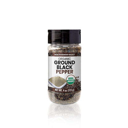 Organic Ground Black Pepper 4oz (113g)