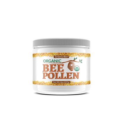 Organic Bee Pollen - Groovy Bee® 8oz (227g) (3-Pack)