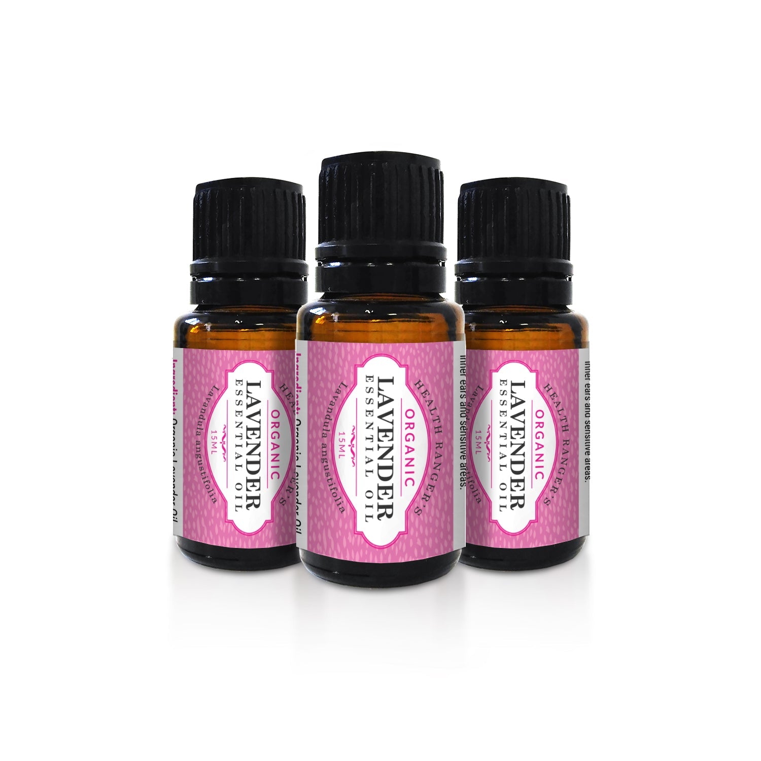 Organic Lavender Essential Oil 0.5oz (15ml) (3-Pack)
