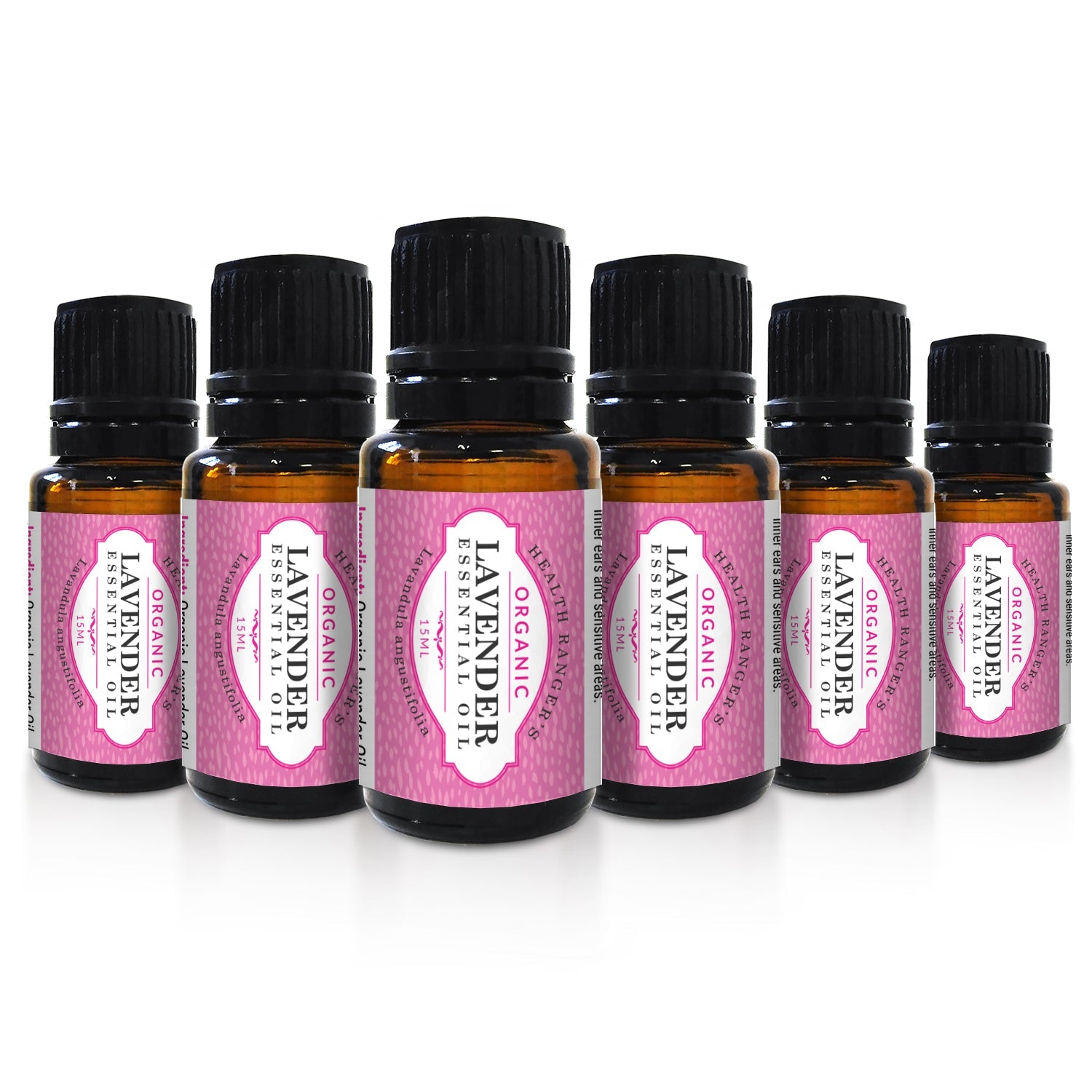 Organic Lavender Essential Oil 0.5oz (15ml) (6-Pack)