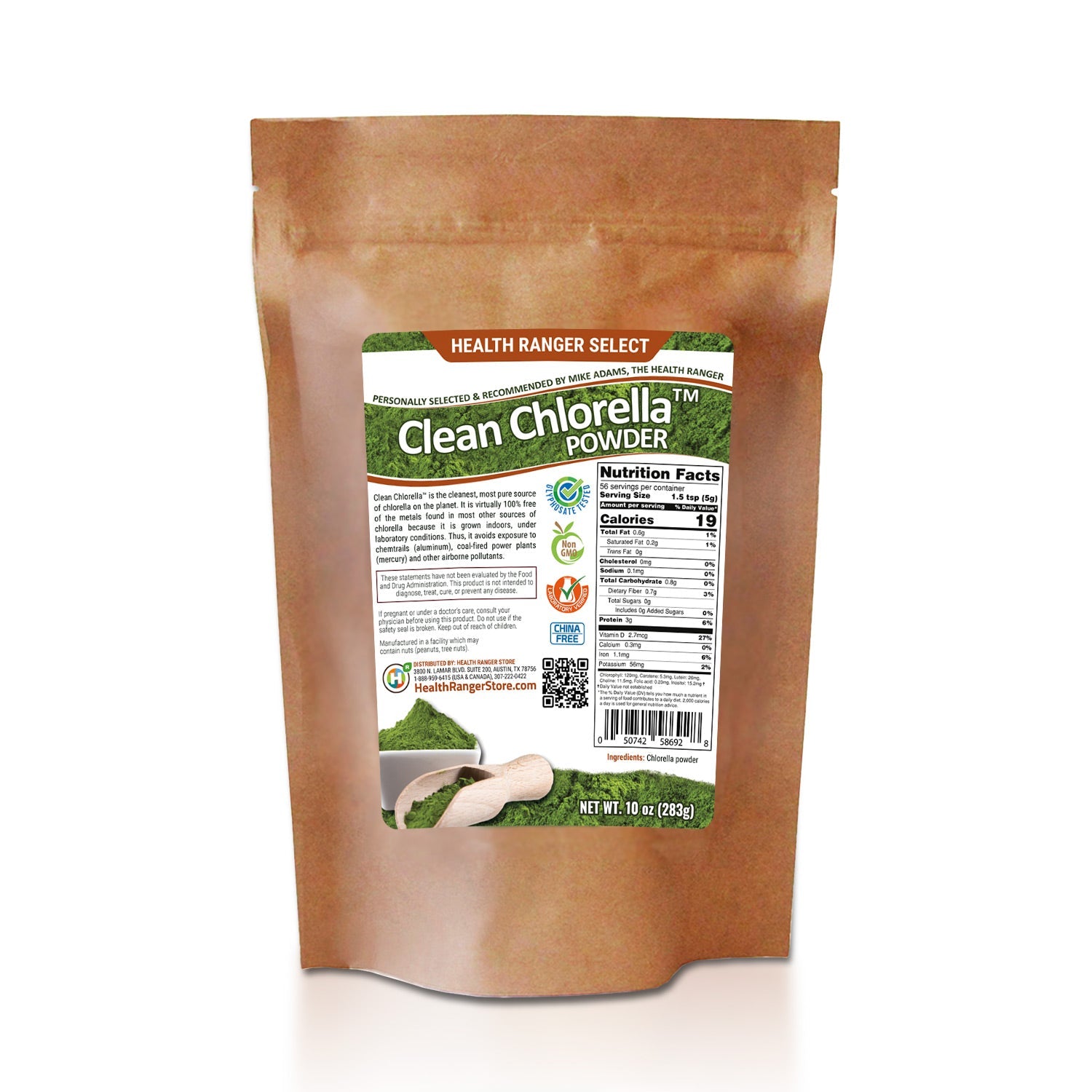 Clean Chlorella Powder 10 oz (283g)