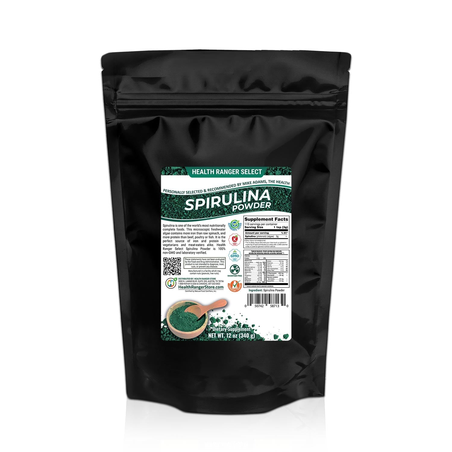 Spirulina Powder 12 oz (340 g)