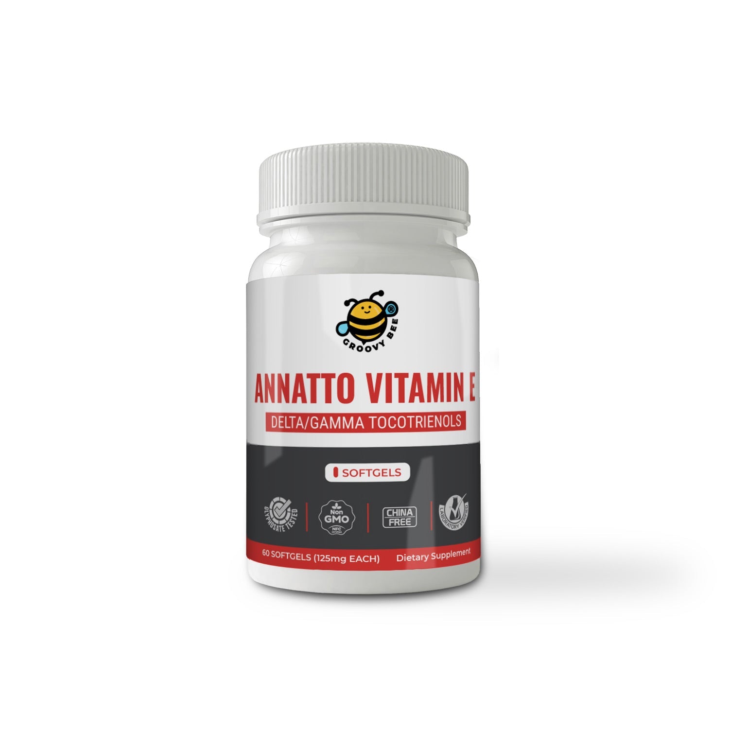 Annatto Vitamin E Delta/Gamma Tocotrienols 125mg 60 Softgels