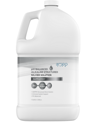 pH Balanced Alkaline Silver Solution 1 Gal (128 oz)