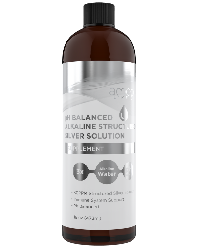 pH Balanced Alkaline Silver Solution 16 oz (473ml)