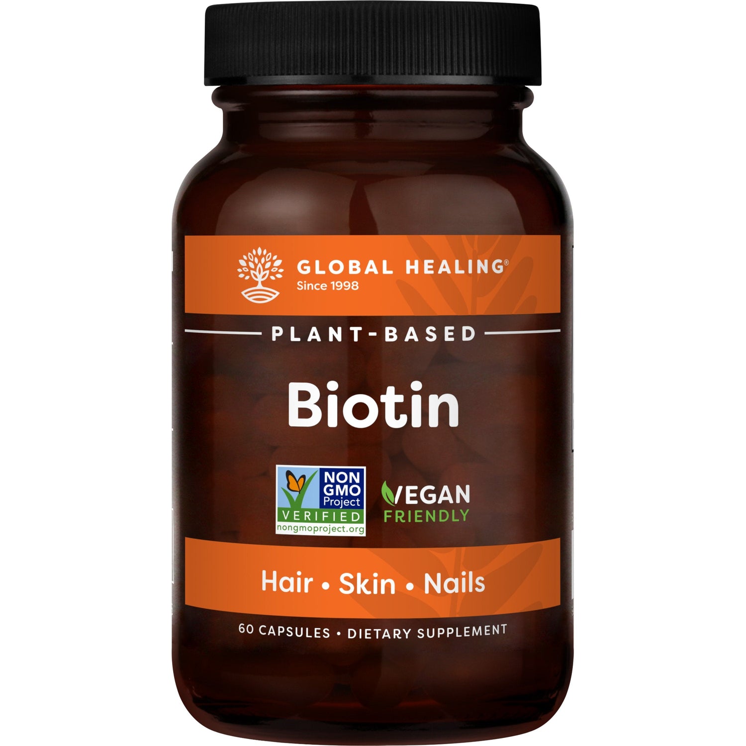 Biotin from Natural Sesbania Extract - 60 Capsules