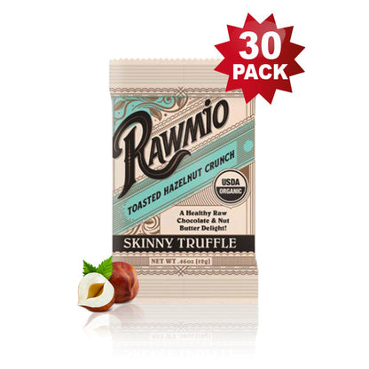 Rawmio Toasted Hazelnut Crunch Skinny Truffle (30-Pack)